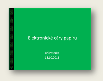 Pednka: Elektronick cry papru