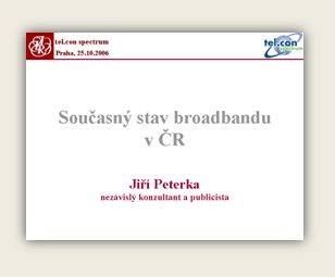 Pednka: Souasn stav broadbandu v R