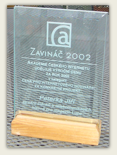 Cena Zavin 2002 v kategorii novin