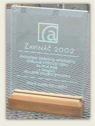 Cena Zavin 2002 v kategorii osobnch strnek